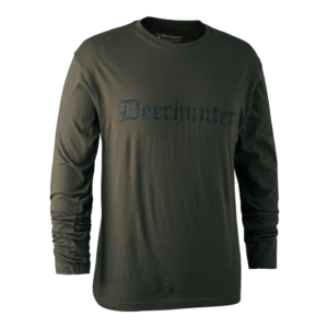 Koszulka z logo Deerhunter z długim rękawem L