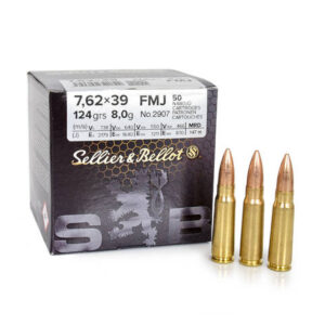 Amunicja 7,62x39 S&B FMJ 8g/124gr