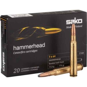 Amunicja kulowa SAKO 7x64 Hammerhead 11,0g 170g
