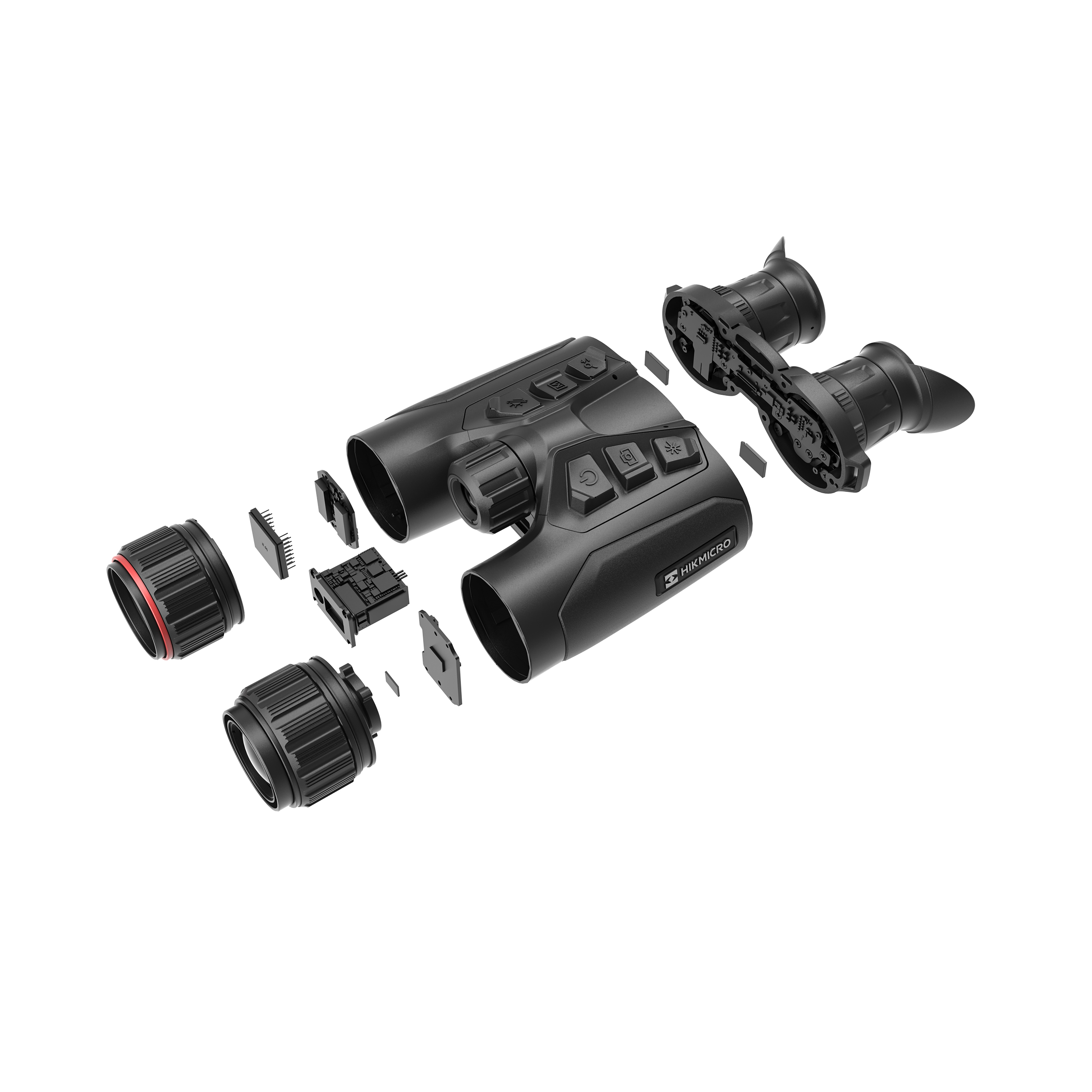 Lornetka termowizyjna termowizor HIKMICRO Habrok 4K HQ35L LRF + dwa iluminatory 850/940 nm - obrazek 6