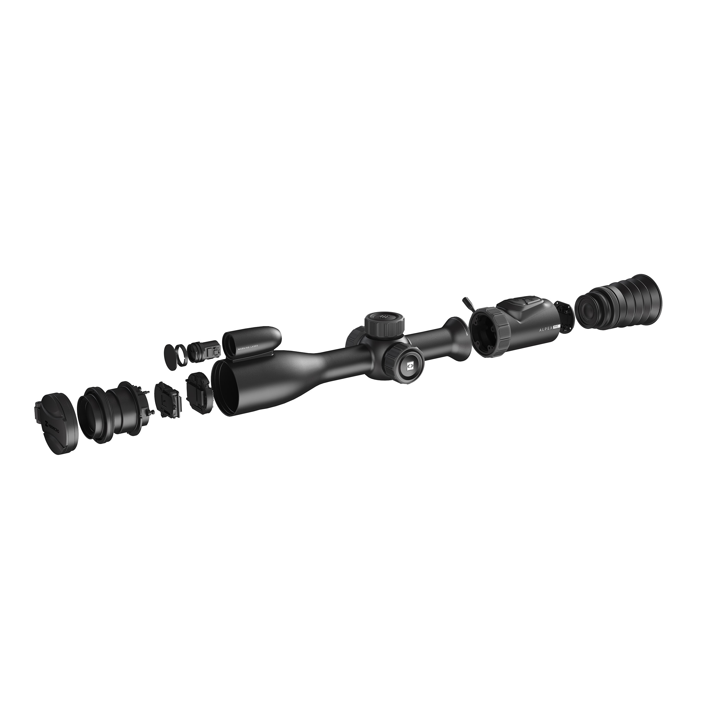 Celownik noktowizyjny noktowizor HIKMICRO Alpex PRO LRF z uchwytem pod IR + iluminator laserowy X-hog Pro v2 940/850 nm - obrazek 14